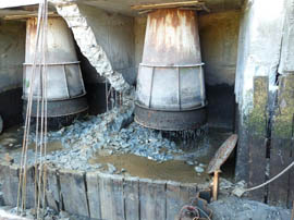 Uszczelnienie wylotu wody z hydroelektrowni